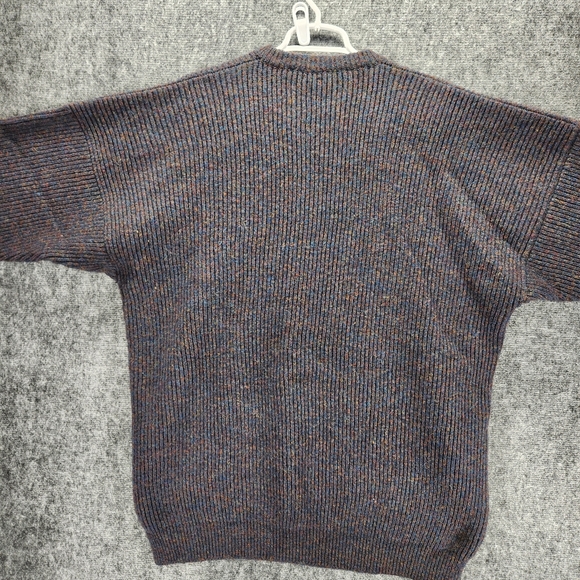 Lewis Creek Men's Shetland Wool Knit Pullover Sweater XXL Made Isles Scotland - Picture 8 of 10
